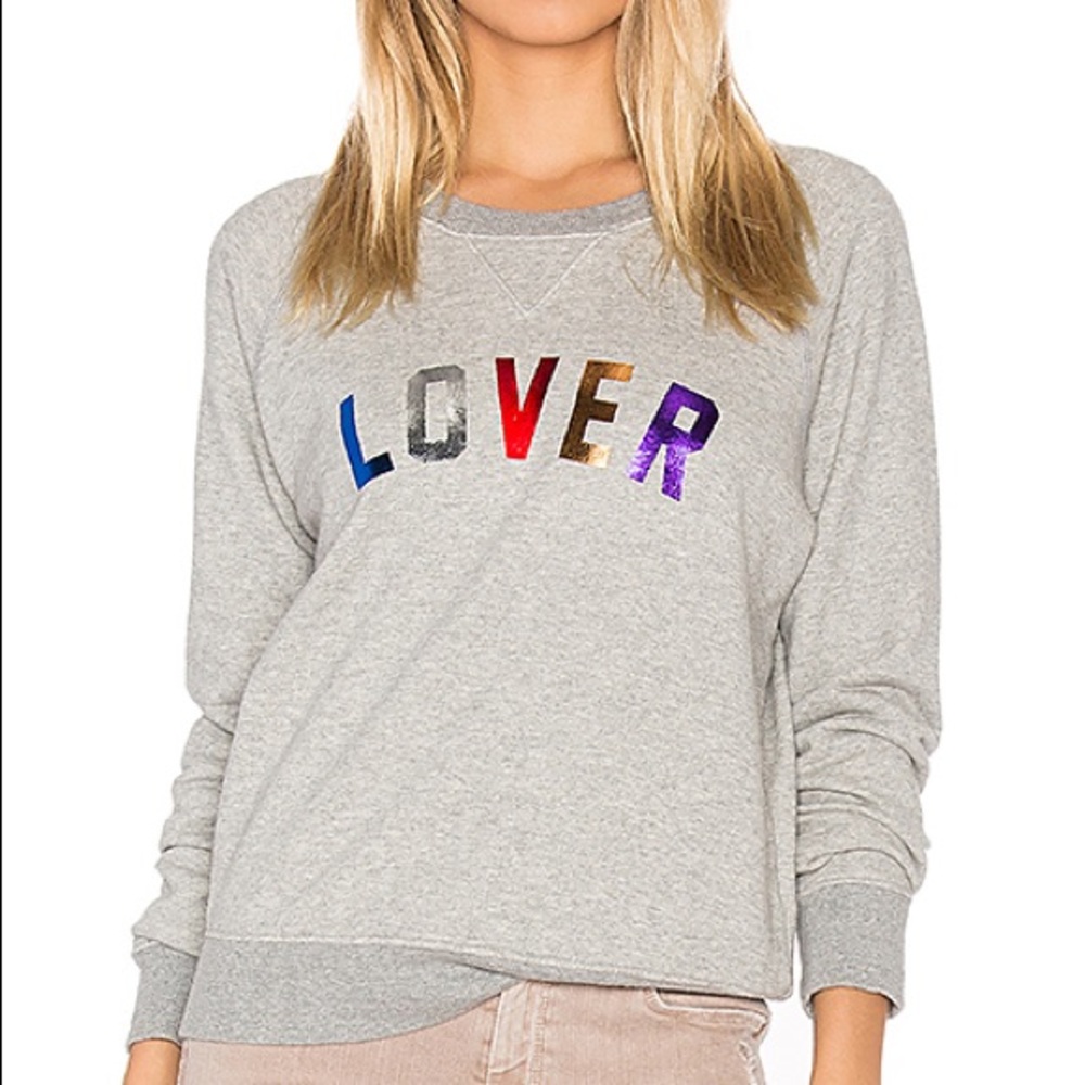 NWOT Mother Lover Sweatshirt in Heather Grey